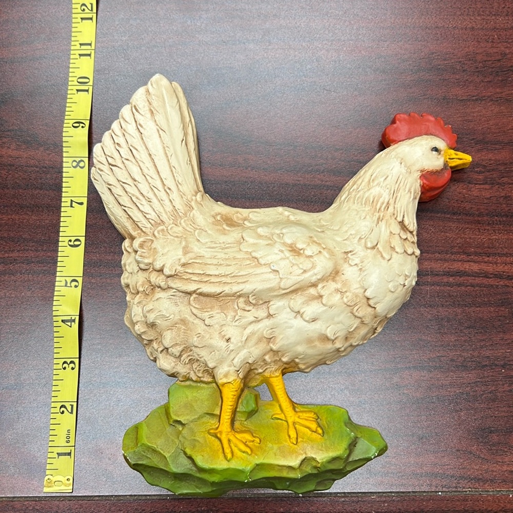 ViNTAGE PLASTIC HOMCO COLORFUL WALL HANGING HEN